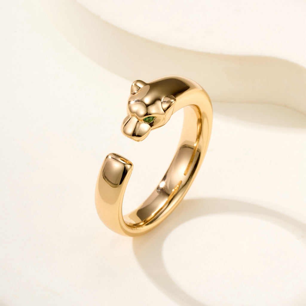 [ElanLuxe Jewelry]PANTHERE NO DIAMOND SMALL RING