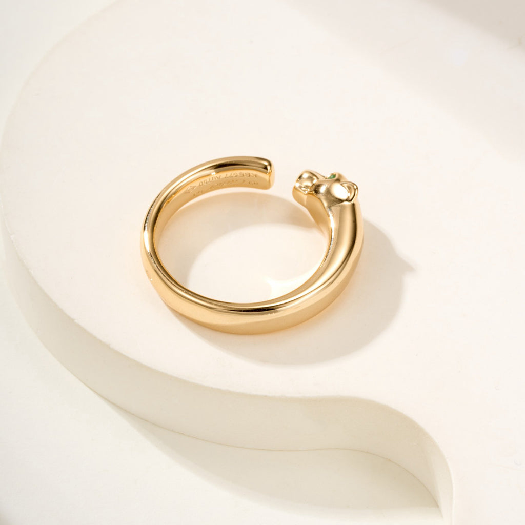 [ElanLuxe Jewelry]PANTHERE NO DIAMOND SMALL RING