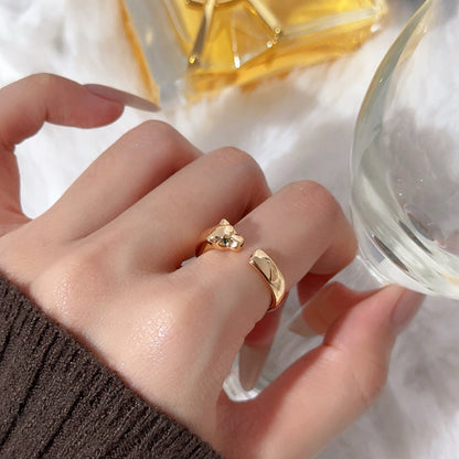 [ElanLuxe Jewelry]PANTHERE NO DIAMOND SMALL RING