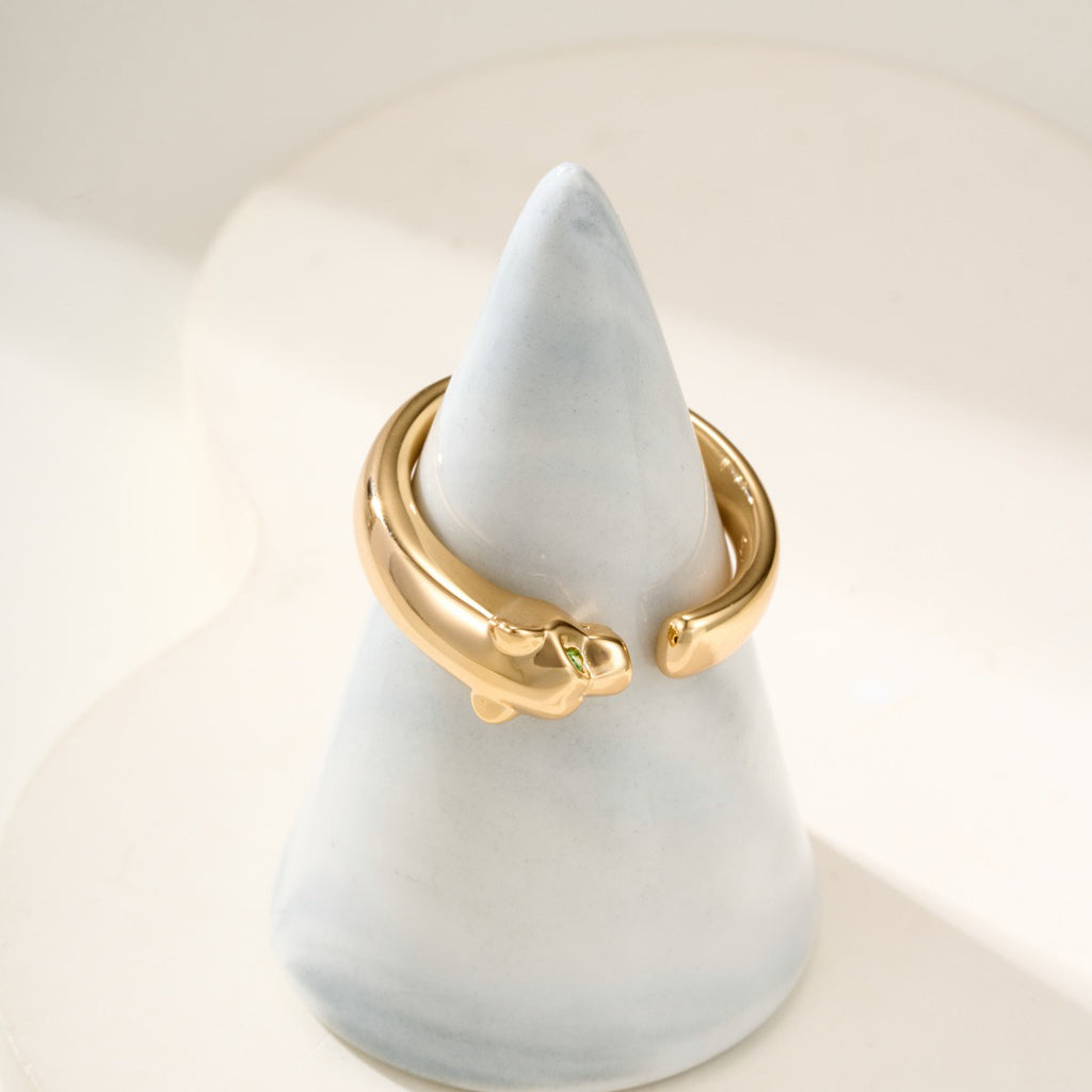 [ElanLuxe Jewelry]PANTHERE NO DIAMOND SMALL RING