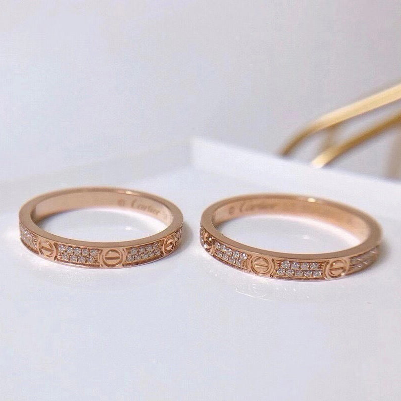 [ElanLuxe Jewelry]LOVE RING 2.65MM DIAMOND