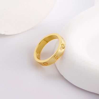 [ElanLuxe Jewelry]LOVE RING 3.6 MM NO DIAMOND