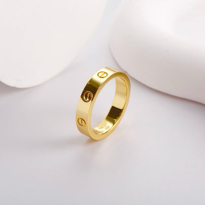[ElanLuxe Jewelry]LOVE RING 3.6 MM NO DIAMOND