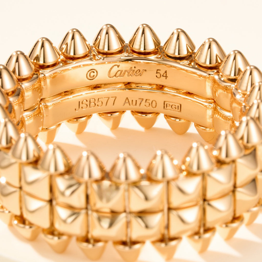 [ElanLuxe Jewelry]CLASH 9.2MM DOUBLE ROW RING