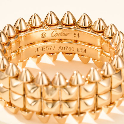 [ElanLuxe Jewelry]CLASH 9.2MM DOUBLE ROW RING
