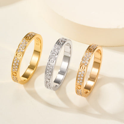 [ElanLuxe Jewelry]LOVE RING 2.65MM DIAMOND