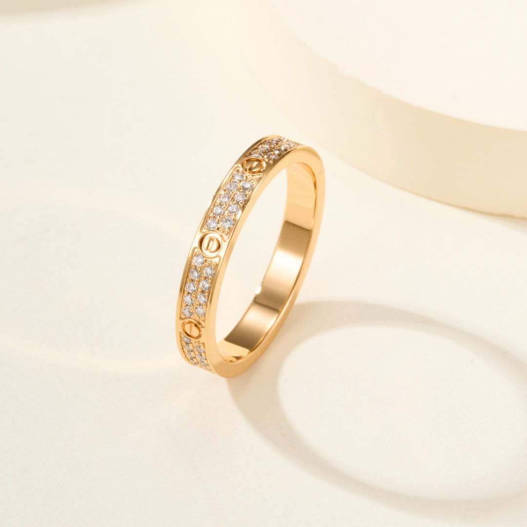 [ElanLuxe Jewelry]LOVE RING 2.65MM DIAMOND