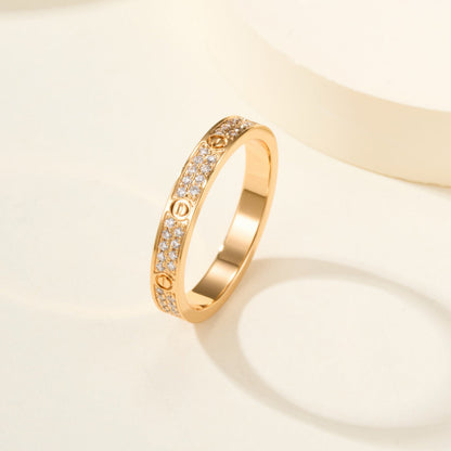 [ElanLuxe Jewelry]LOVE RING 2.65MM DIAMOND