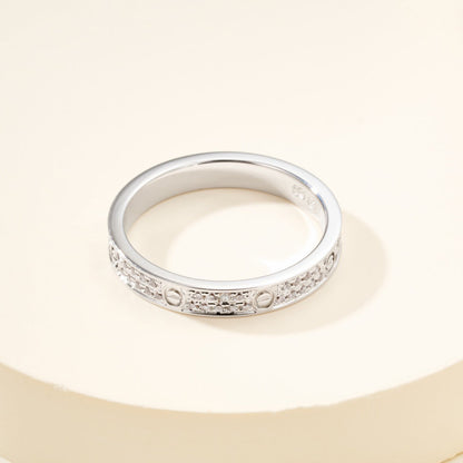 [ElanLuxe Jewelry]LOVE RING 2.65MM DIAMOND