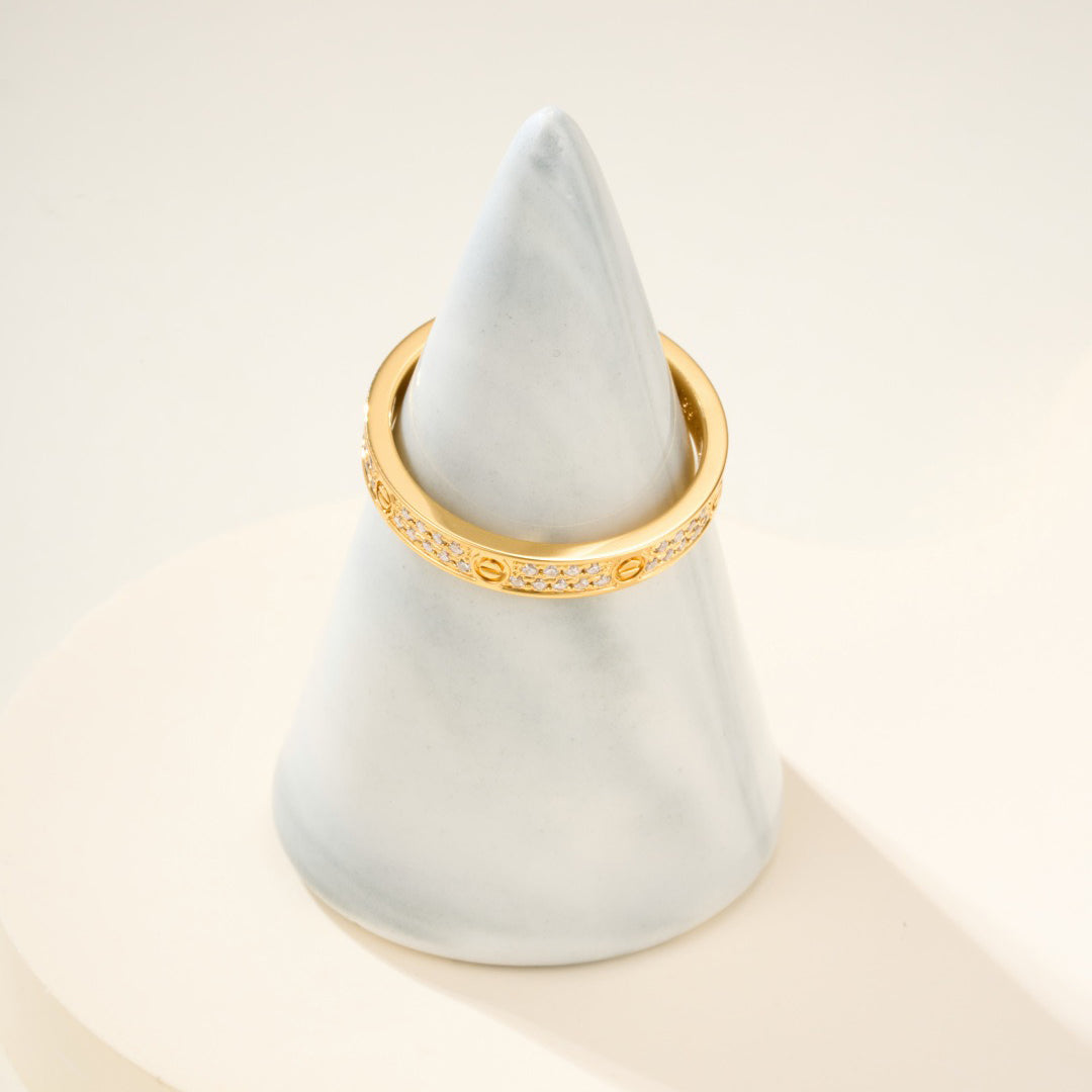 [ElanLuxe Jewelry]LOVE RING 2.65MM DIAMOND