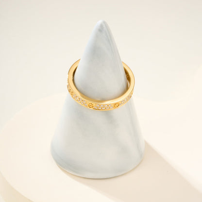 [ElanLuxe Jewelry]LOVE RING 2.65MM DIAMOND