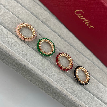 [ElanLuxe Jewelry]CLASH 7.9MM AGATE CHALCEDONY RING