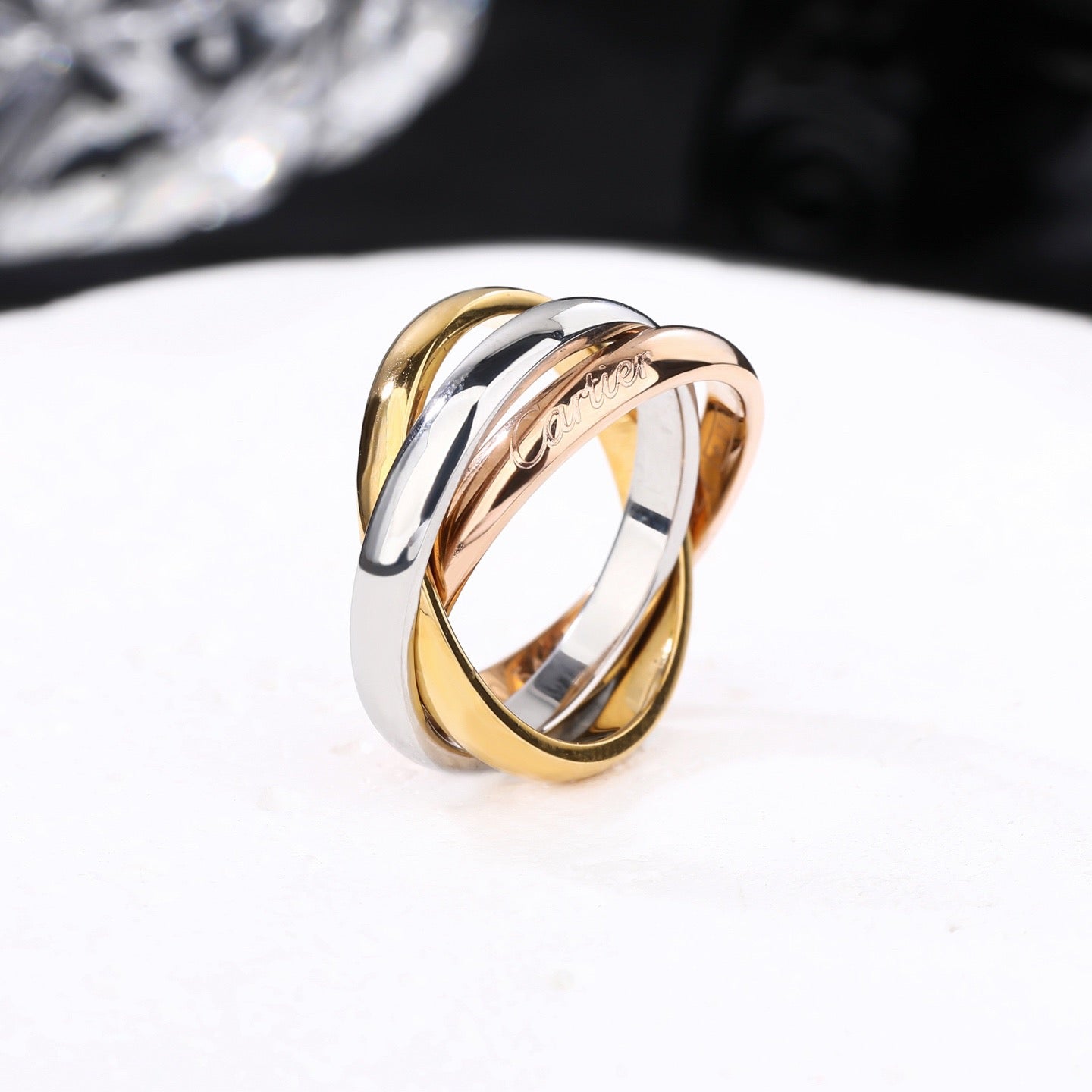 [ElanLuxe Jewelry]TRINITY 3.2MM RING COLLECTION