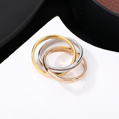 [ElanLuxe Jewelry]TRINITY 3.2MM RING COLLECTION