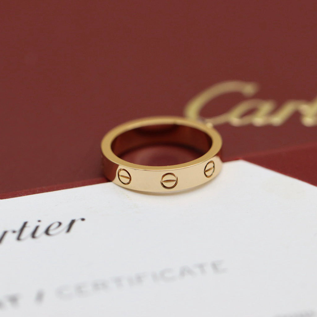 [ElanLuxe Jewelry]LOVE RING 3.6MM 1 BIG DIAMOND