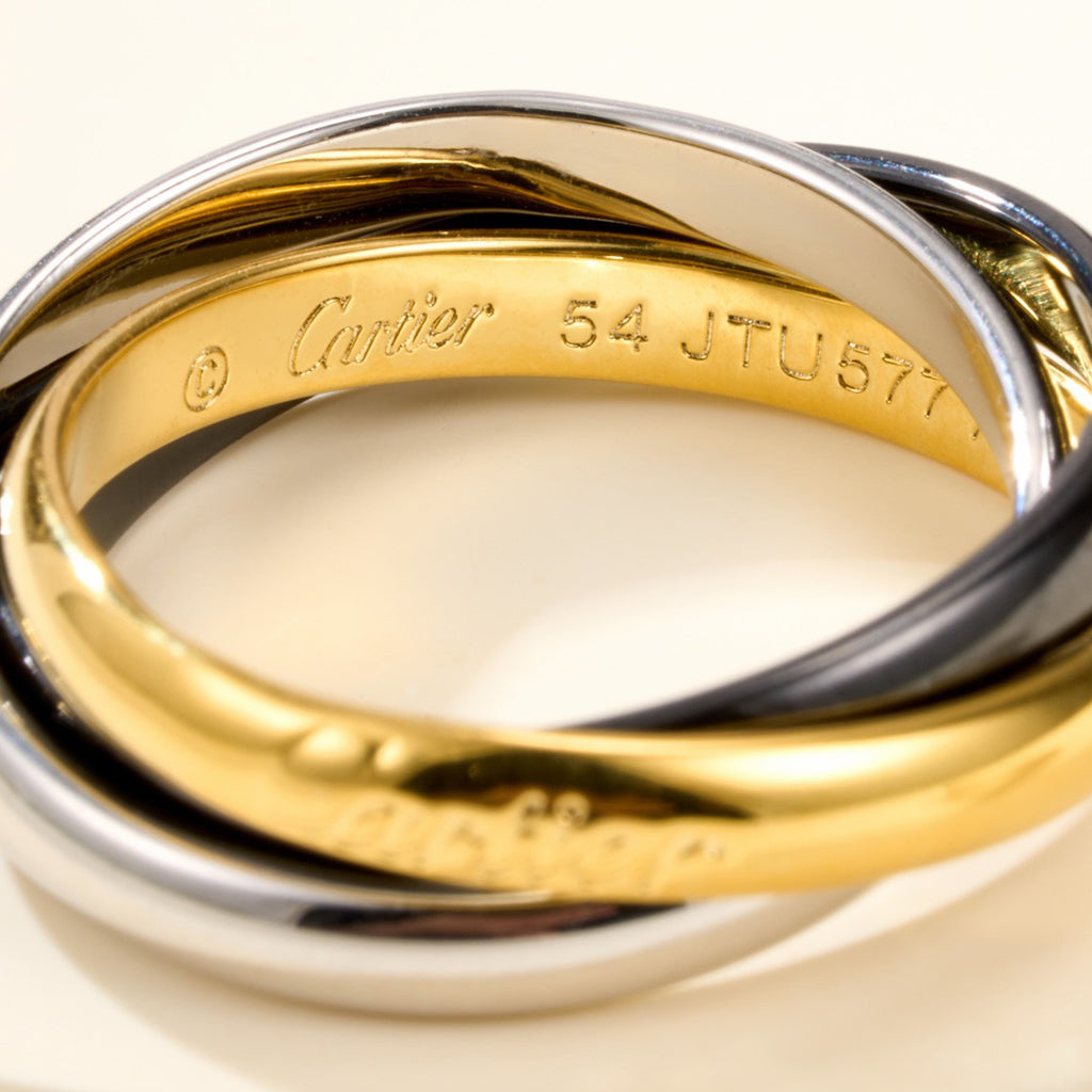 [ElanLuxe Jewelry]TRINITY 3.2MM RING BLACK CERAMIC