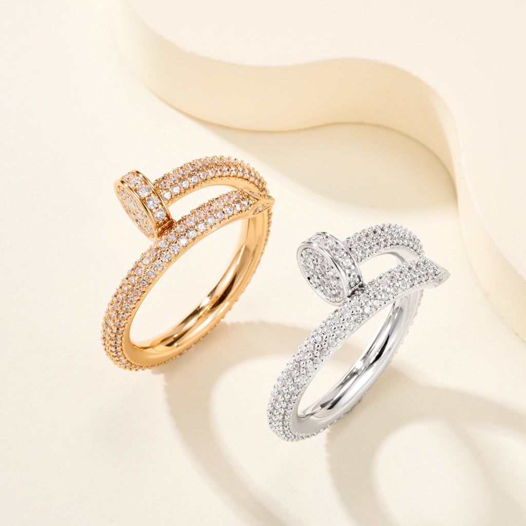 [ElanLuxe Jewelry]JUSTE RING 2.6MM FULL DIAMOND