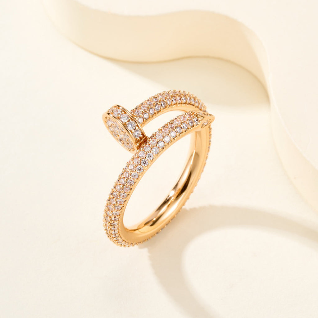 [ElanLuxe Jewelry]JUSTE RING 2.6MM FULL DIAMOND