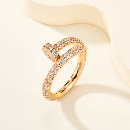 [ElanLuxe Jewelry]JUSTE RING 2.6MM FULL DIAMOND