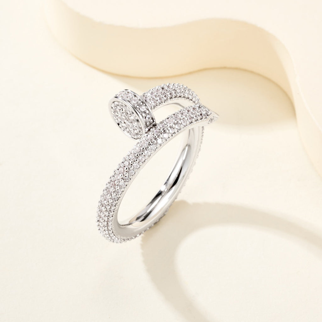 [ElanLuxe Jewelry]JUSTE RING 2.6MM FULL DIAMOND