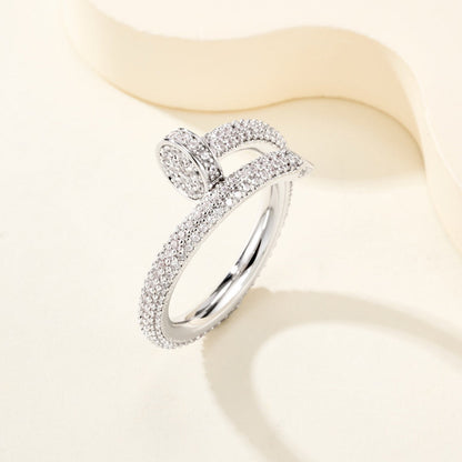 [ElanLuxe Jewelry]JUSTE RING 2.6MM FULL DIAMOND