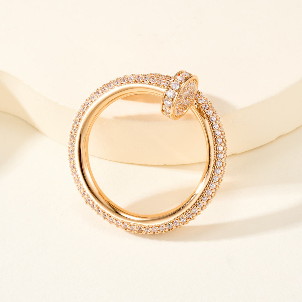 [ElanLuxe Jewelry]JUSTE RING 2.6MM FULL DIAMOND
