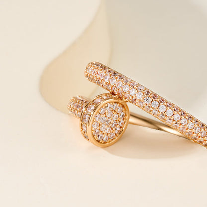 [ElanLuxe Jewelry]JUSTE RING 2.6MM FULL DIAMOND