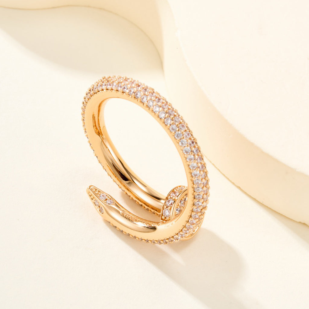 [ElanLuxe Jewelry]JUSTE RING 2.6MM FULL DIAMOND