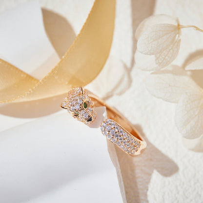 [ElanLuxe Jewelry]PANTHERE FULL DIAMOND SMALL RING