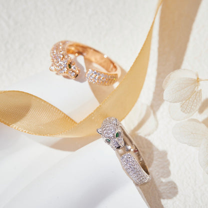 [ElanLuxe Jewelry]PANTHERE FULL DIAMOND SMALL RING