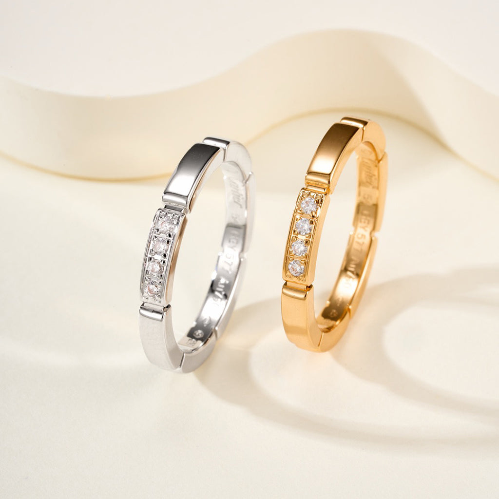 [ElanLuxe Jewelry]MAILLON PANTHERE 4 DIAMOND RING