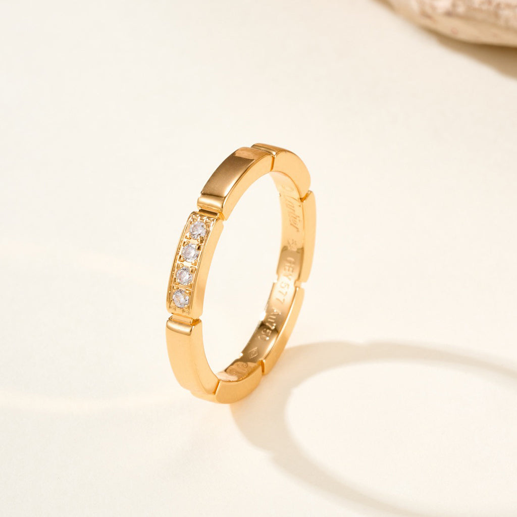 [ElanLuxe Jewelry]MAILLON PANTHERE 4 DIAMOND RING