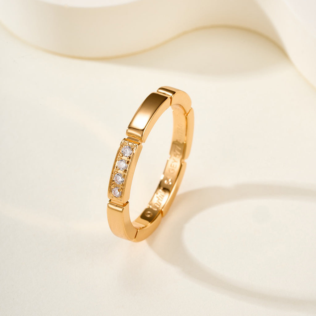 [ElanLuxe Jewelry]MAILLON PANTHERE 4 DIAMOND RING