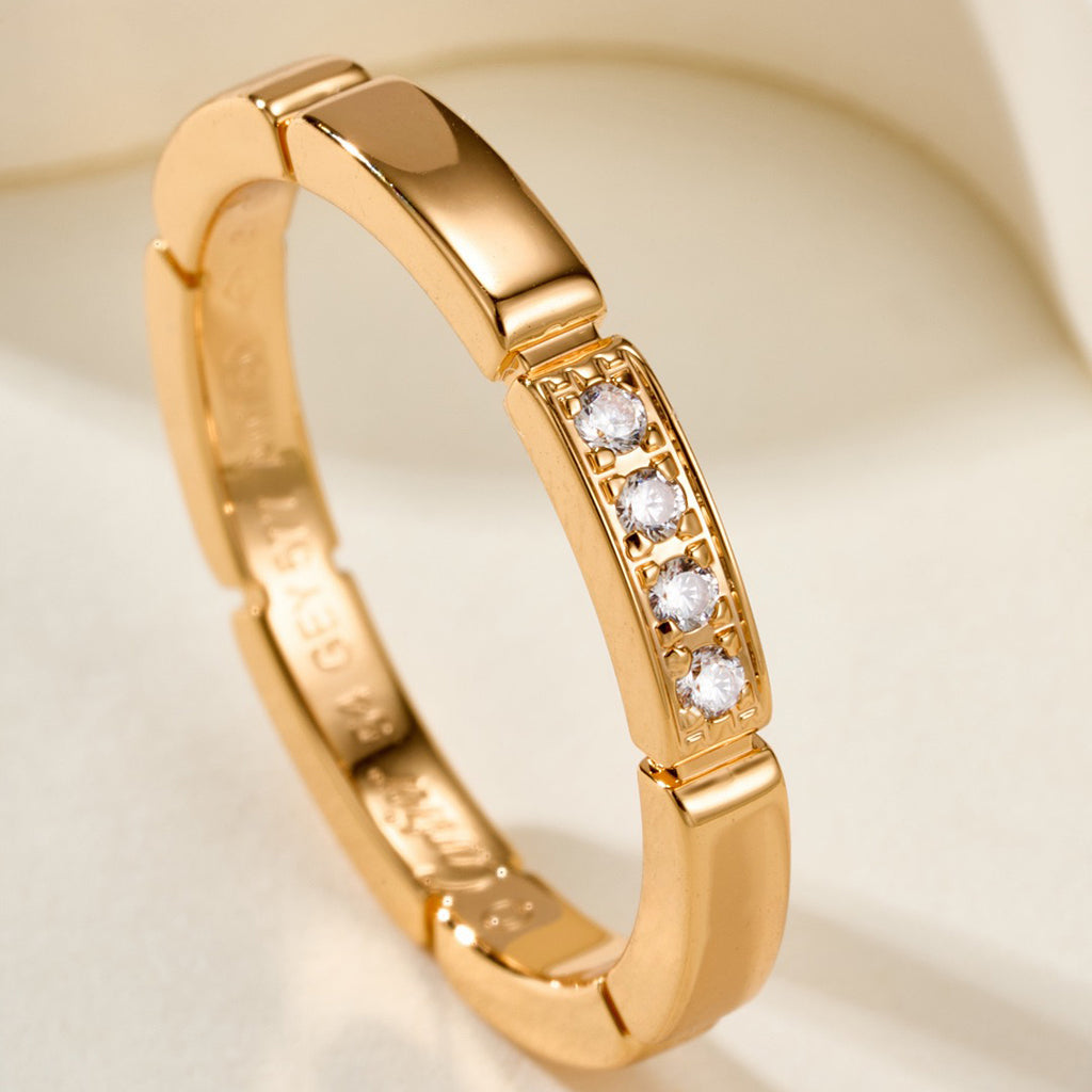 [ElanLuxe Jewelry]MAILLON PANTHERE 4 DIAMOND RING