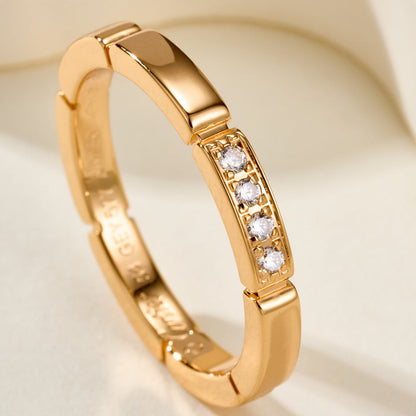 [ElanLuxe Jewelry]MAILLON PANTHERE 4 DIAMOND RING