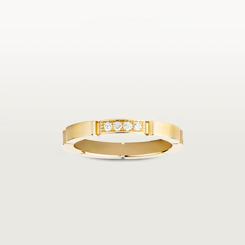 [ElanLuxe Jewelry]MAILLON PANTHERE 4 DIAMOND RING