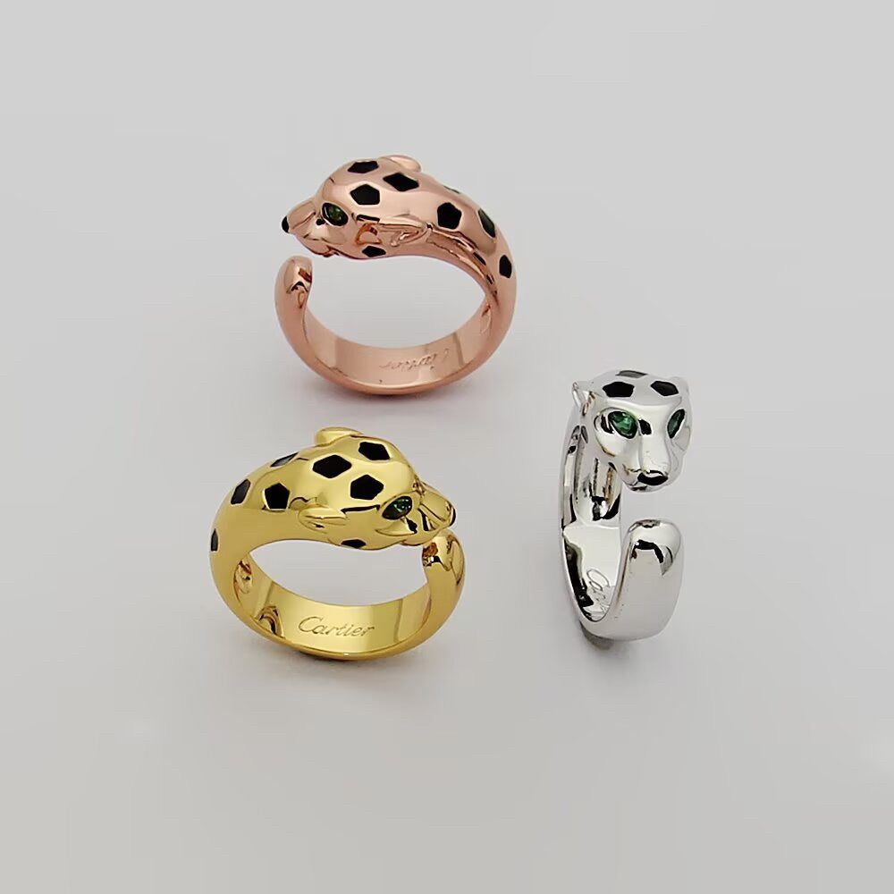 [ElanLuxe Jewelry]PANTHERE SPOTTED MEDIUM RING