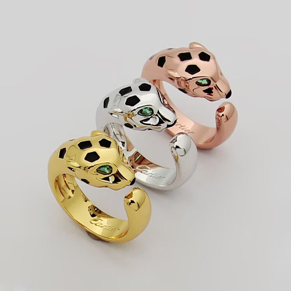 [ElanLuxe Jewelry]PANTHERE SPOTTED MEDIUM RING