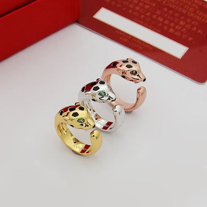 [ElanLuxe Jewelry]PANTHERE SPOTTED MEDIUM RING
