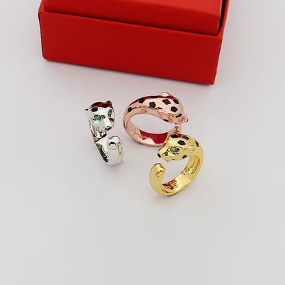 [ElanLuxe Jewelry]PANTHERE SPOTTED MEDIUM RING