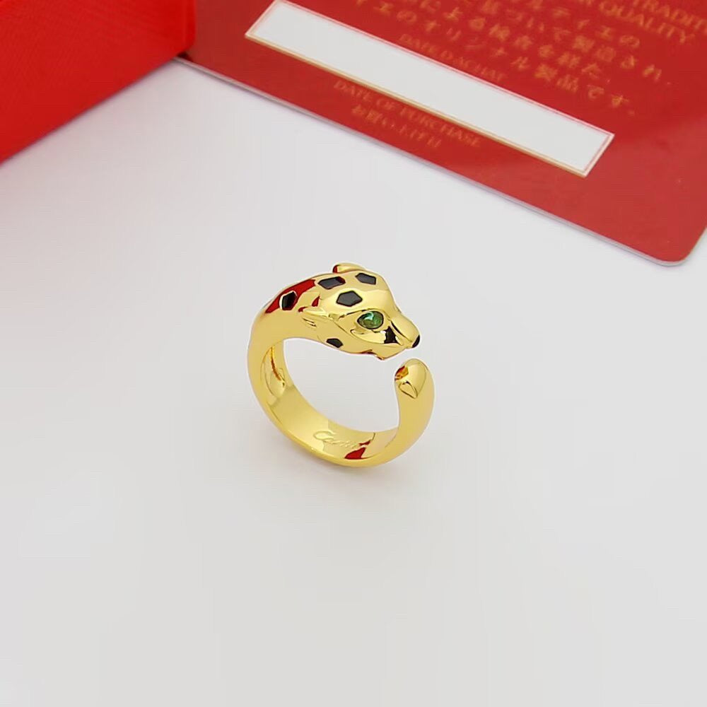 [ElanLuxe Jewelry]PANTHERE SPOTTED MEDIUM RING