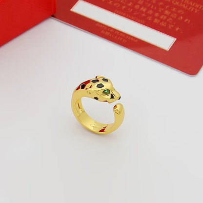 [ElanLuxe Jewelry]PANTHERE SPOTTED MEDIUM RING