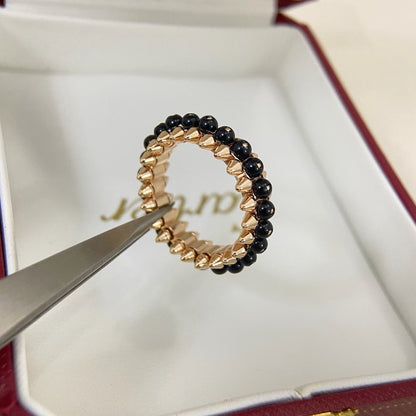 [ElanLuxe Jewelry]CLASH 7.9MM AGATE CHALCEDONY RING