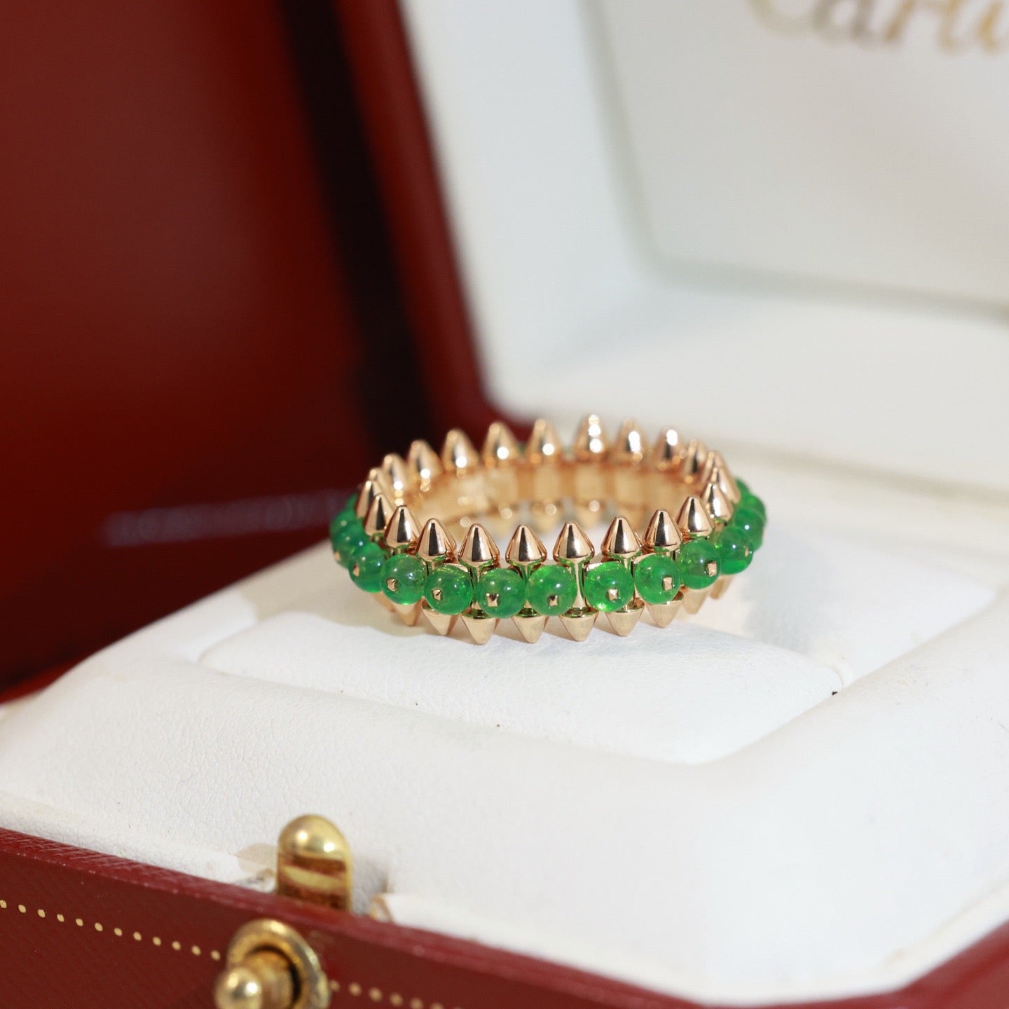 [ElanLuxe Jewelry]CLASH 7.9MM AGATE CHALCEDONY RING
