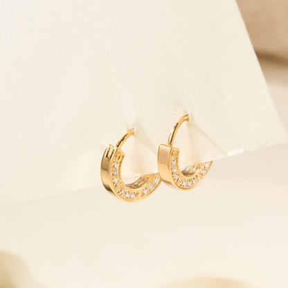 [ElanLuxe Jewelry]LOVE DIAMOND EARRINGS