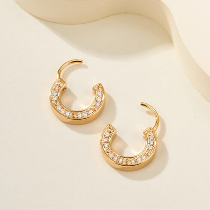 [ElanLuxe Jewelry]LOVE DIAMOND EARRINGS