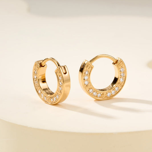[ElanLuxe Jewelry]LOVE DIAMOND EARRINGS