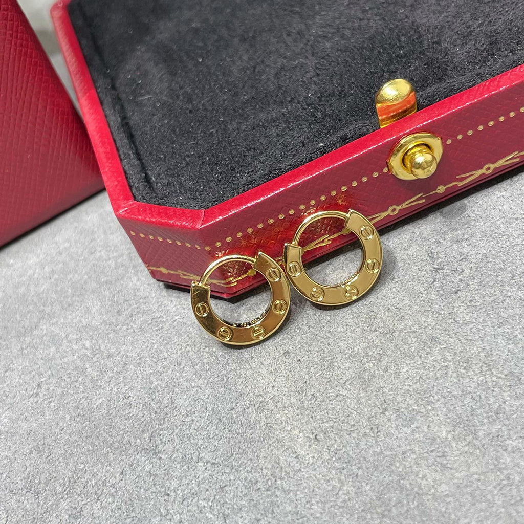 [ElanLuxe Jewelry]LOVE MINI EARRINGS