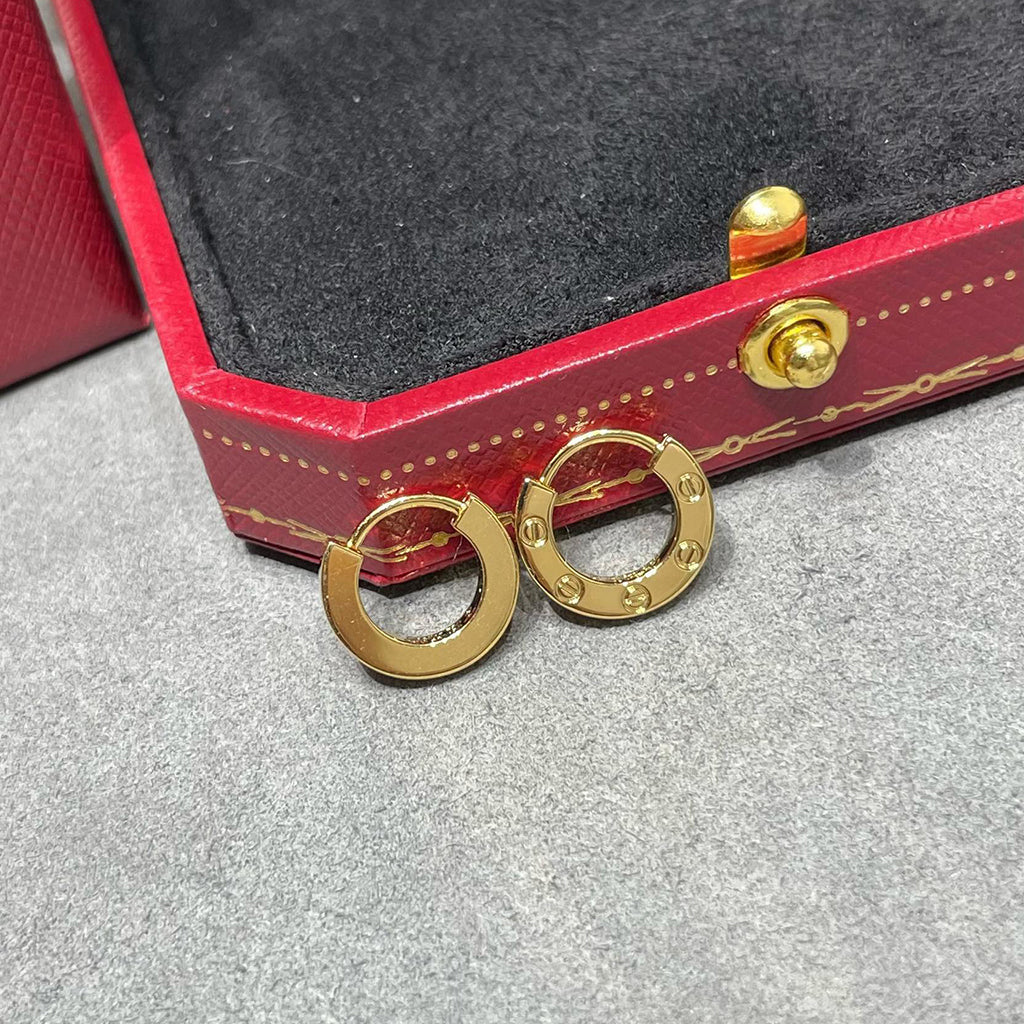 [ElanLuxe Jewelry]LOVE MINI EARRINGS