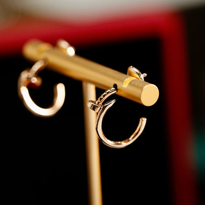 [ElanLuxe Jewelry]JUSTE NO DIAMOND SMALL EARRINGS